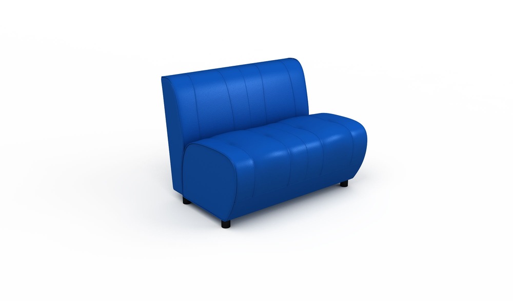 Модуль 2-х местный без подлокотников Альфа Люкс