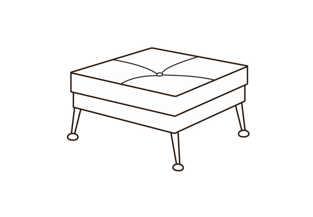 Пуф Диктатор Хром