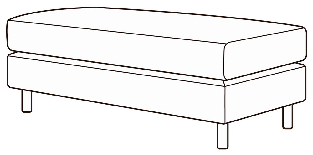 Банкетка 2-х местная Домино