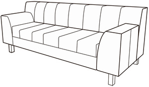 Диван 3-х местный Лима