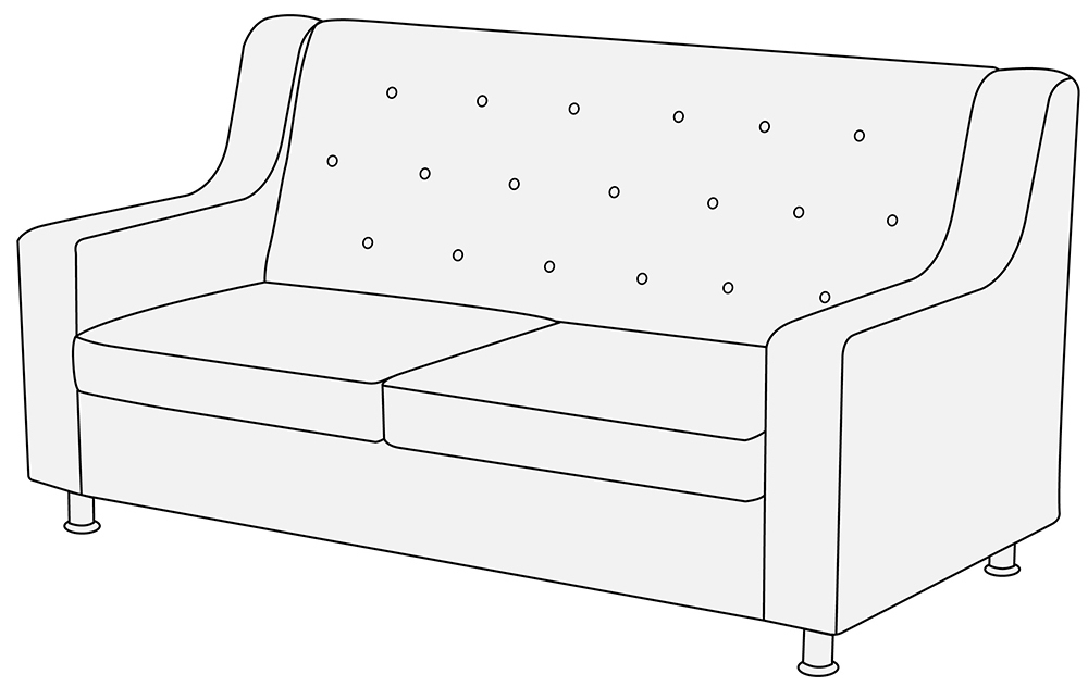 Диван 3-х местный МирЭль люкс