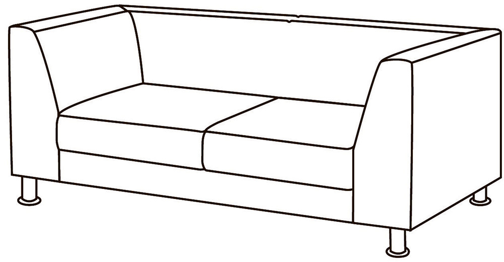 Диван 2-х местный Омега Люкс