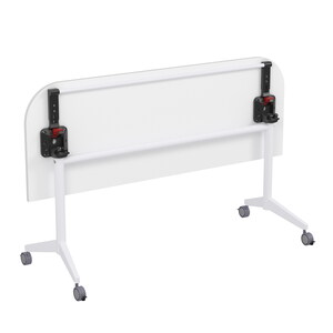 Складной радиусный стол-трансформер с фиксаторами