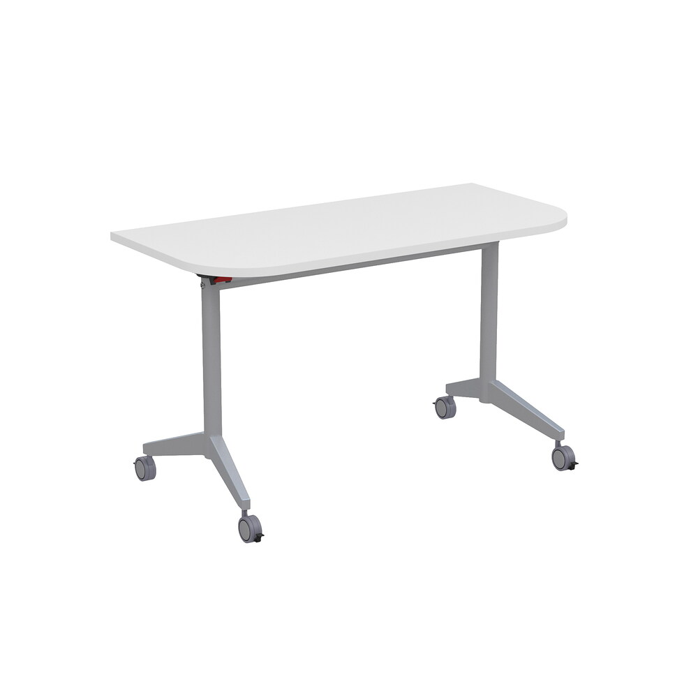 Складной радиусный стол-трансформер Simple с фиксаторами