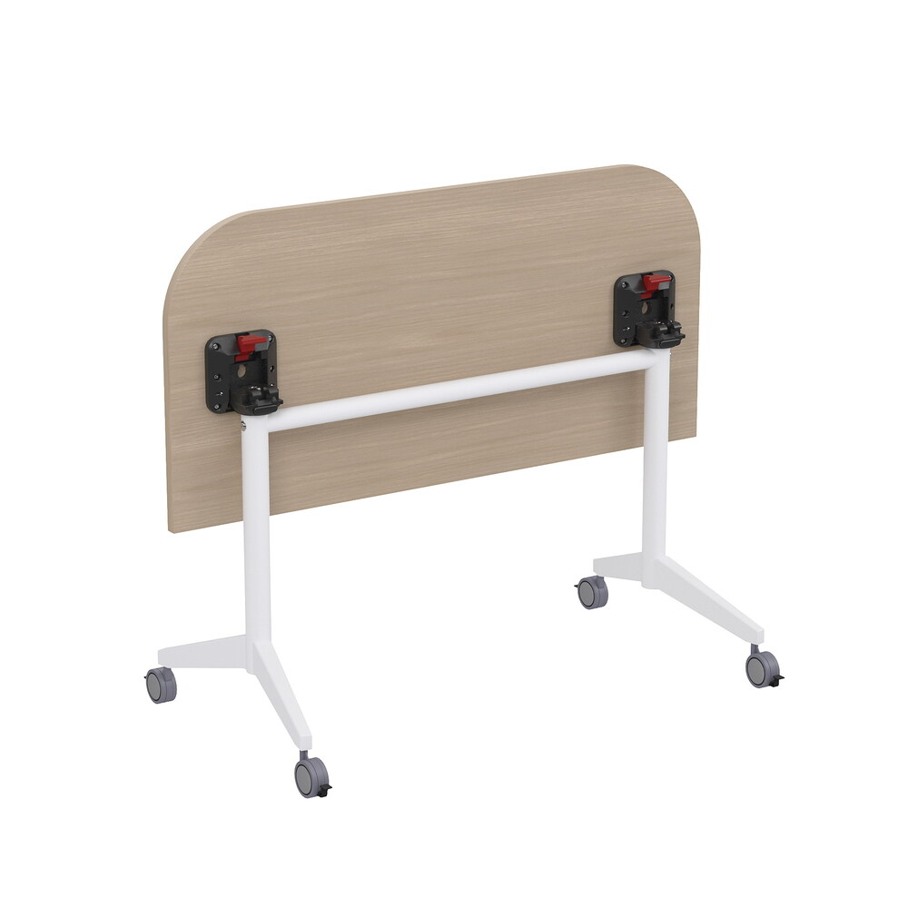 Складной радиусный стол-трансформер Simple с фиксаторами