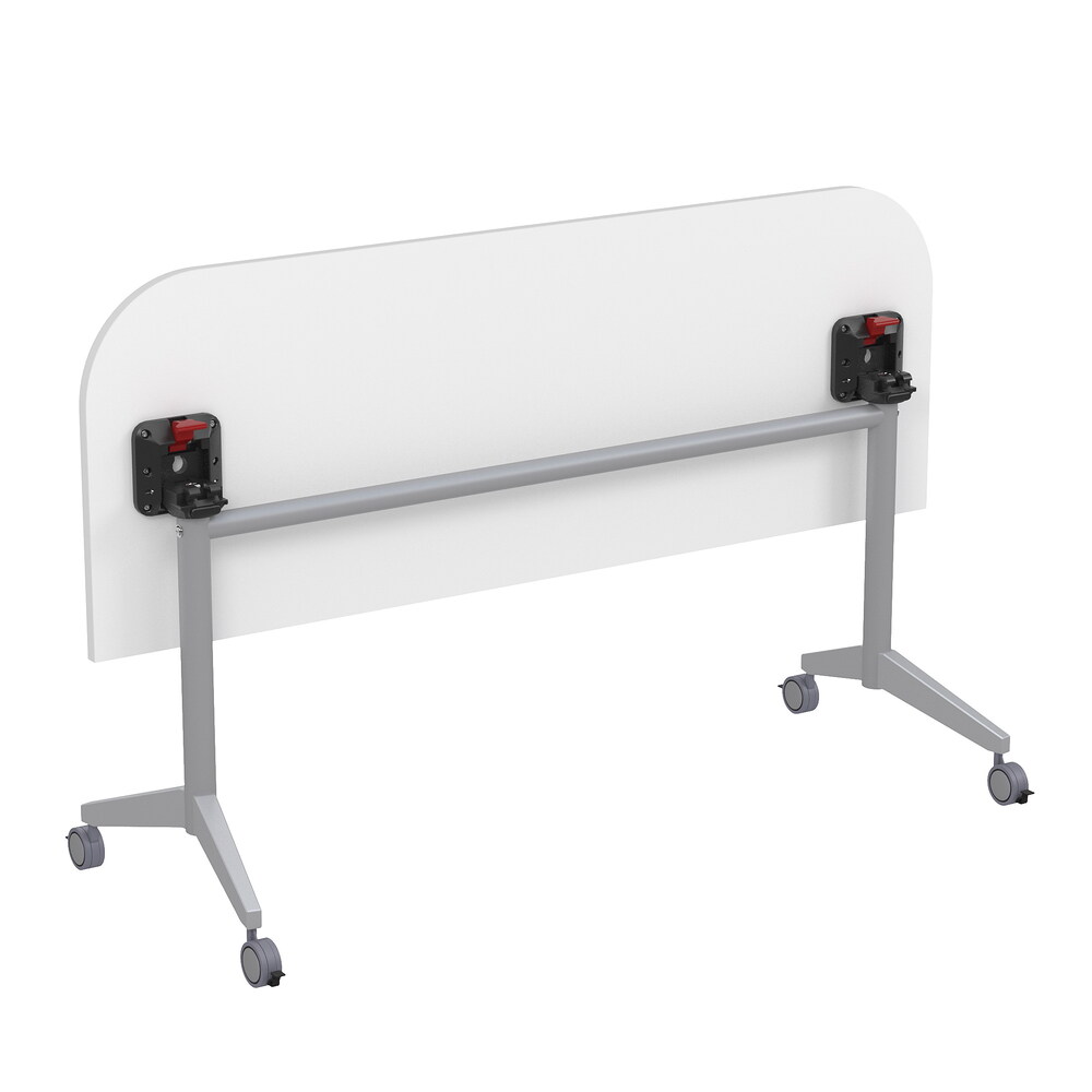 Складной радиусный стол-трансформер Simple с фиксаторами