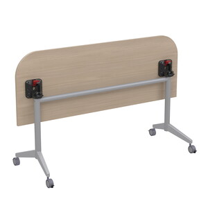 Складной радиусный стол-трансформер Simple с фиксаторами