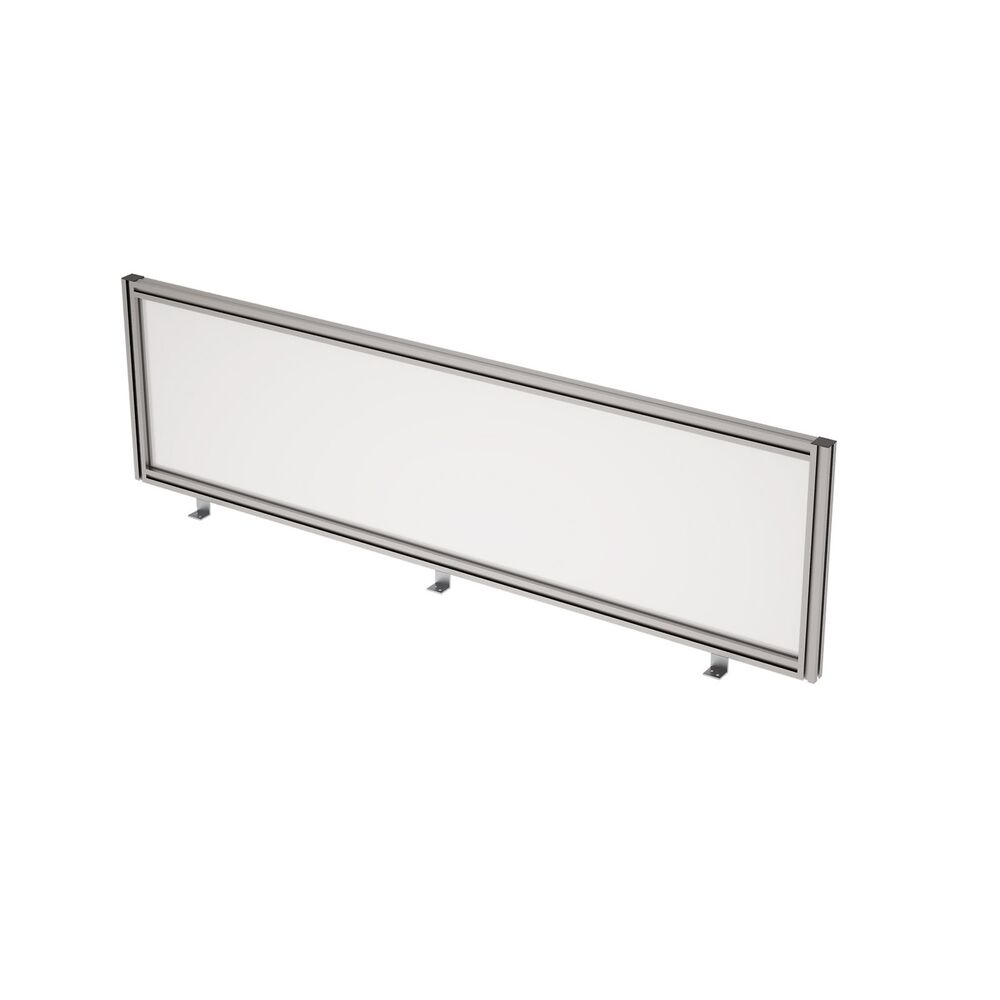 Барьер из стекла в алюминиевом профиле, фронтальный