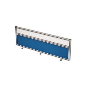 Барьер из ткани и стекла в алюминиевом профиле, фронтальный