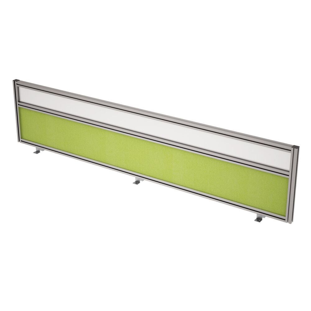 Барьер из ткани и стекла в алюминиевом профиле, фронтальный