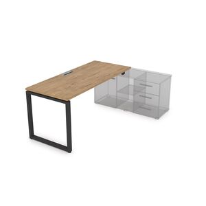 Стол рабочий прямолинейный, для крепления на тумбу