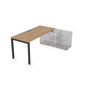 Стол рабочий прямолинейный, для крепления на тумбу