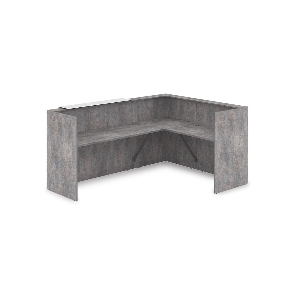 Комплект Ресепшн с фартуком HPL (без подсветки)