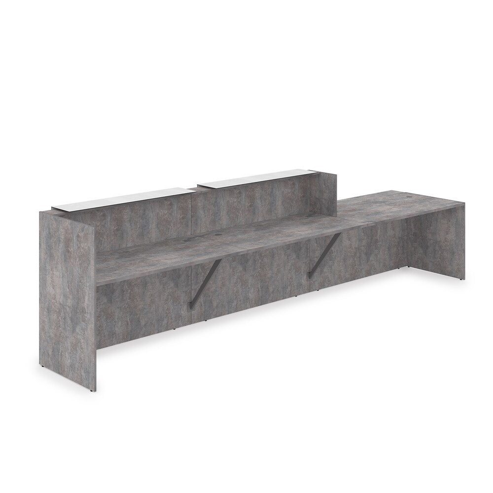 Комплект Ресепшн с фартуком HPL (без подсветки)