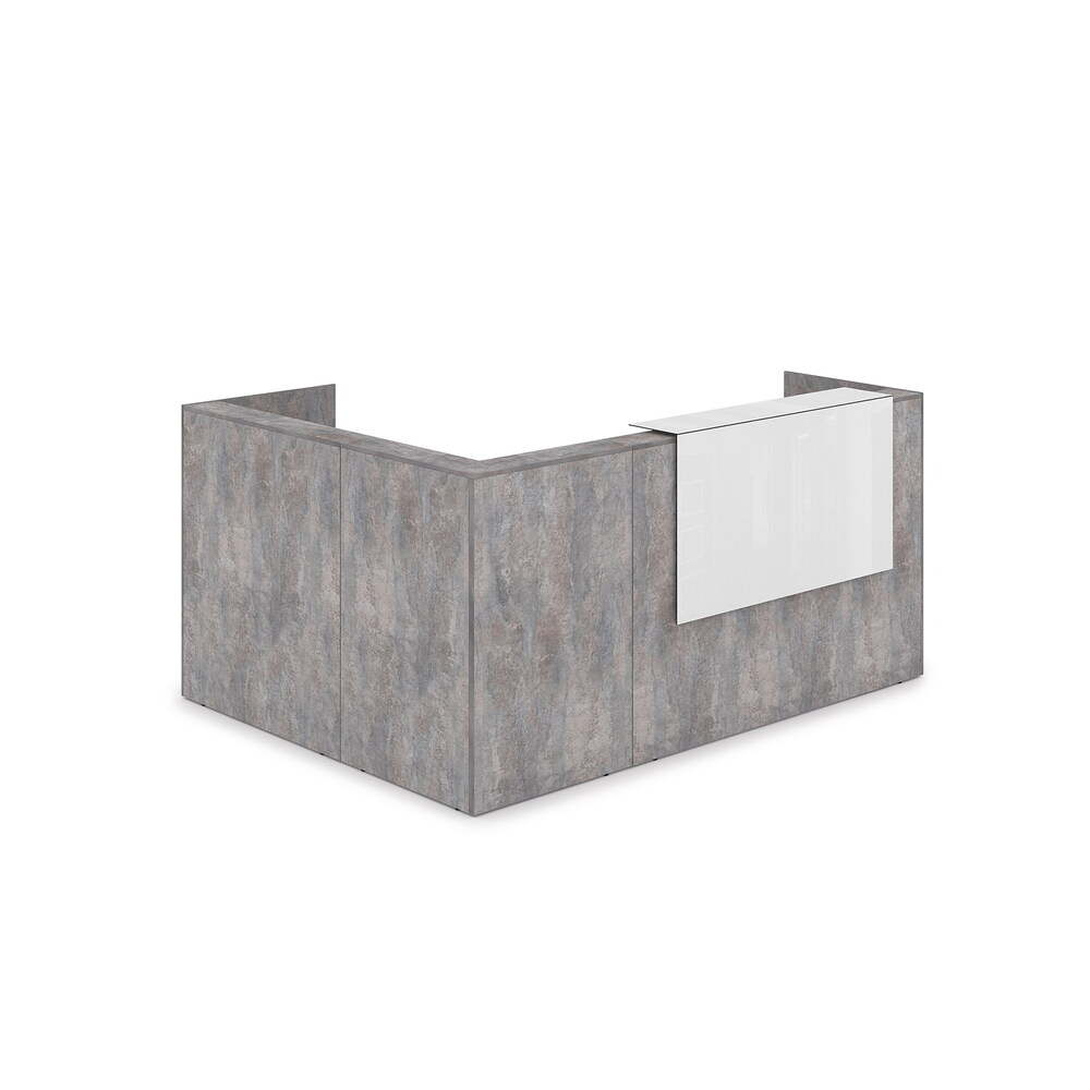 Комплект Ресепшн с фартуком HPL (с подсветкой)