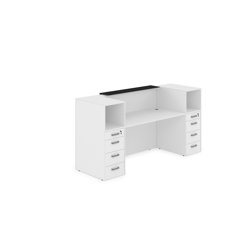 Комплект Ресепшн с фартуком HPL (с подсветкой)