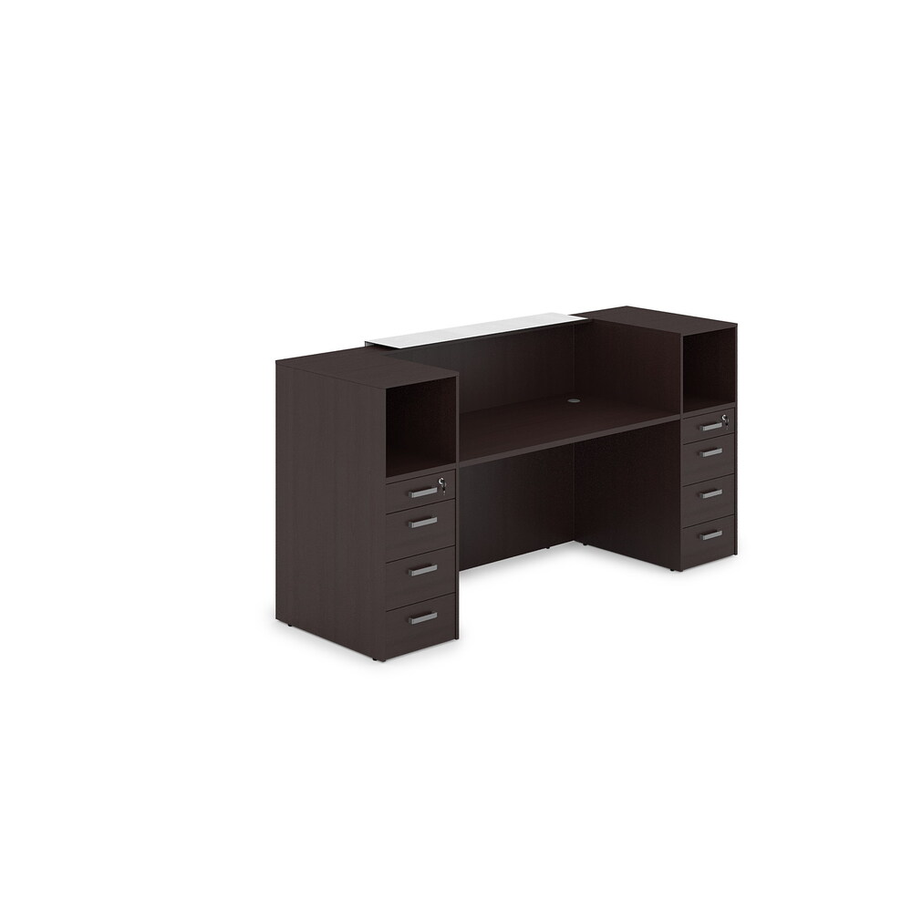 Комплект Ресепшн с фартуком HPL (с подсветкой)