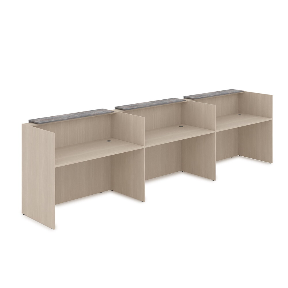 Комплект Ресепшн с фартуком ЛДСП (без подсветки)