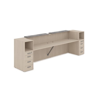 Комплект Ресепшн с фартуком ЛДСП (без подсветки)