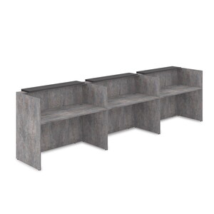 Комплект Ресепшн с фартуком ЛДСП (с подсветкой)