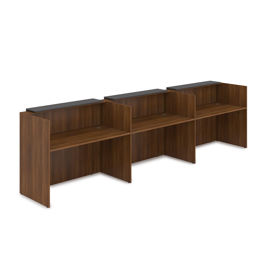 Комплект Ресепшн с фартуком ЛДСП (с подсветкой)