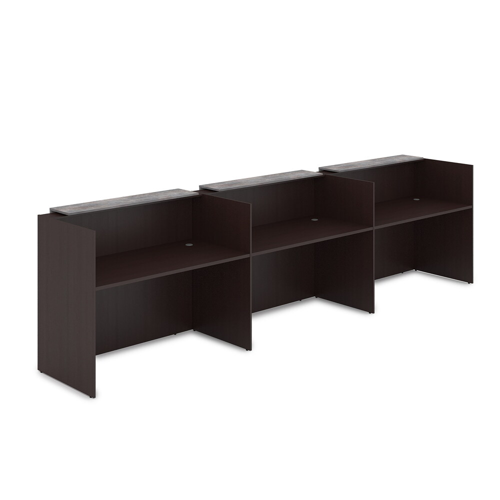 Комплект Ресепшн с фартуком ЛДСП (с подсветкой)