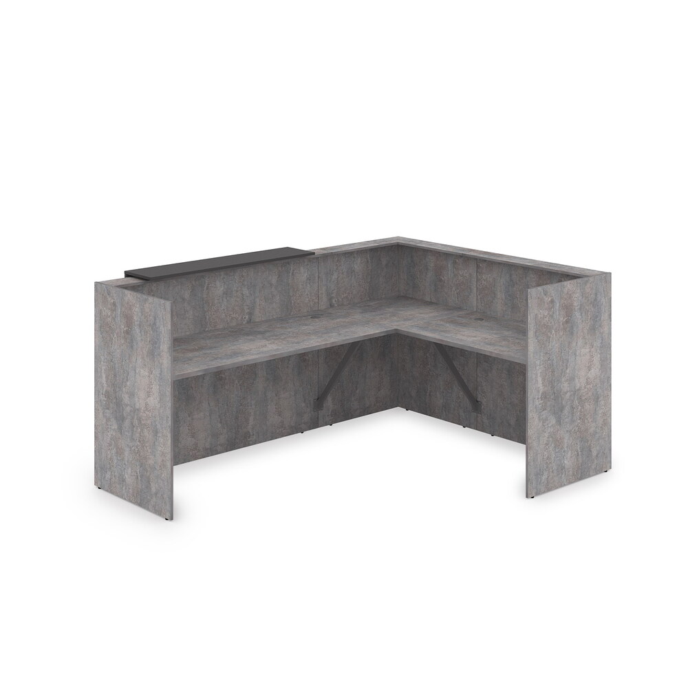 Комплект Ресепшн с фартуком ЛДСП (с подсветкой)