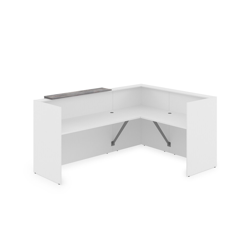 Комплект Ресепшн с фартуком ЛДСП (с подсветкой)