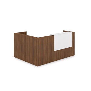 Комплект Ресепшн с фартуком ЛДСП (с подсветкой)