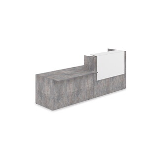 Комплект Ресепшн с фартуком ЛДСП (с подсветкой)