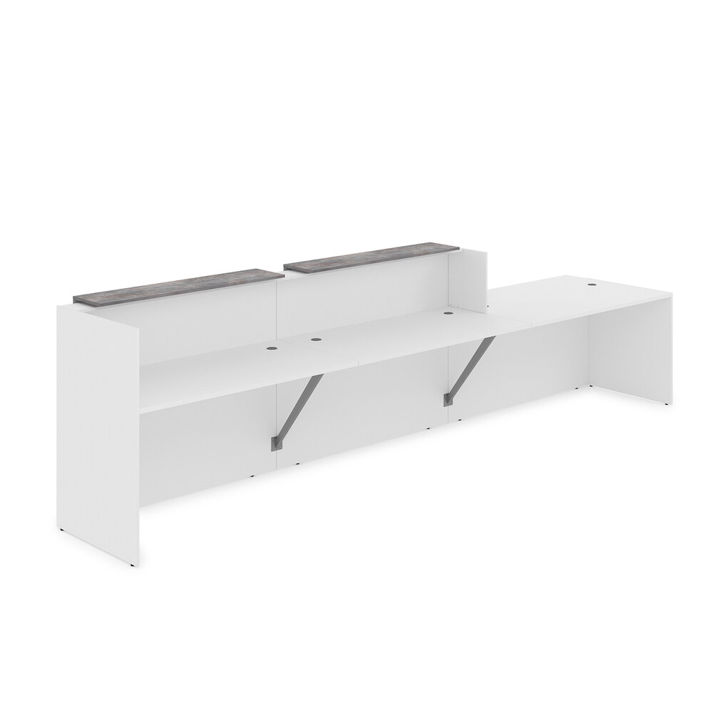 Комплект Ресепшн с фартуком ЛДСП (с подсветкой)