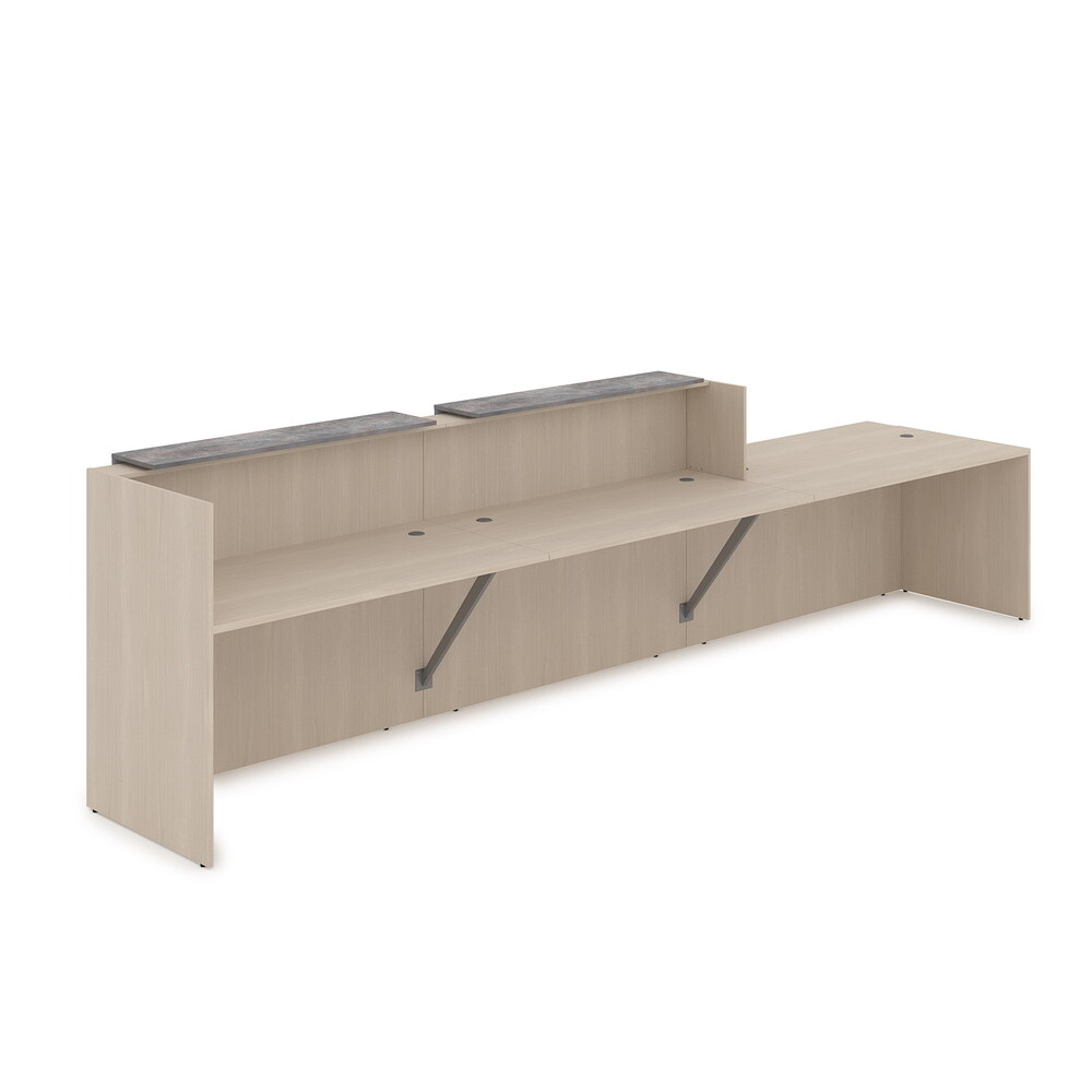 Комплект Ресепшн с фартуком ЛДСП (с подсветкой)