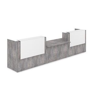 Комплект Ресепшн с фартуком ЛДСП (с подсветкой)