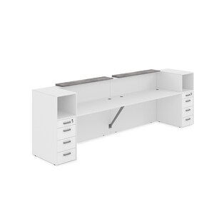 Комплект Ресепшн с фартуком ЛДСП (с подсветкой)