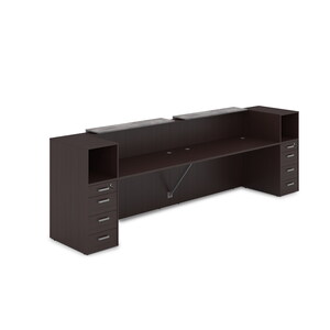 Комплект Ресепшн с фартуком ЛДСП (с подсветкой)