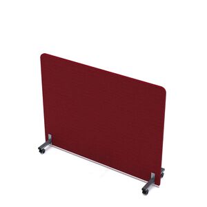 Акустическая мобильная перегородка на колесных опорах