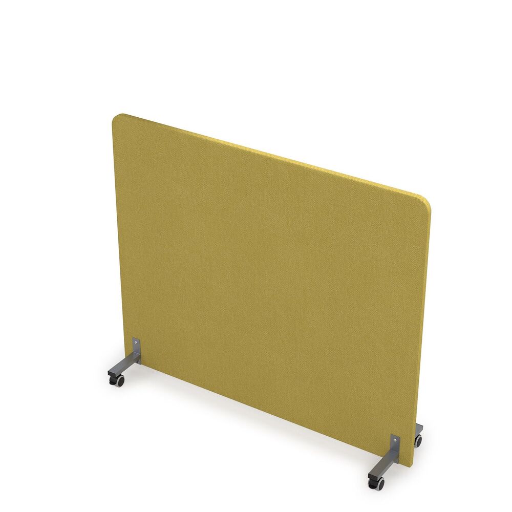 Акустическая мобильная перегородка на колесных опорах