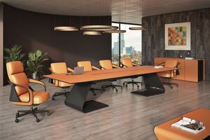 Столы для переговоров BUGATTI (кожа)