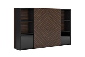 Шкаф для документов  c 2 откатными дверками