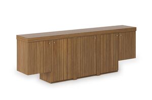 Шкаф-греденция с деревянными дверьми