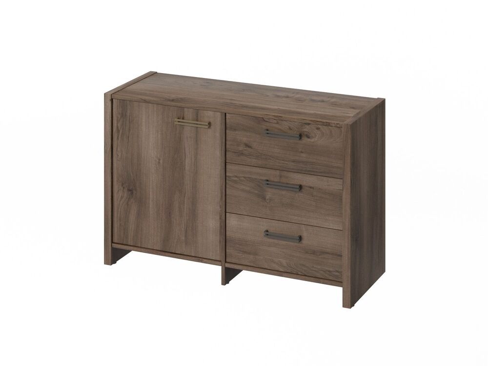 Тумба двухсекционная (Фурнитура черная)