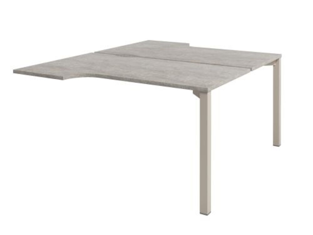 Бенч-система столов-тандемов эргономичная (конечная секция)