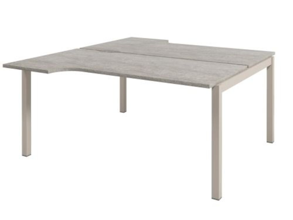 Бенч-система столов-тандемов эргономичная (начальная секция)