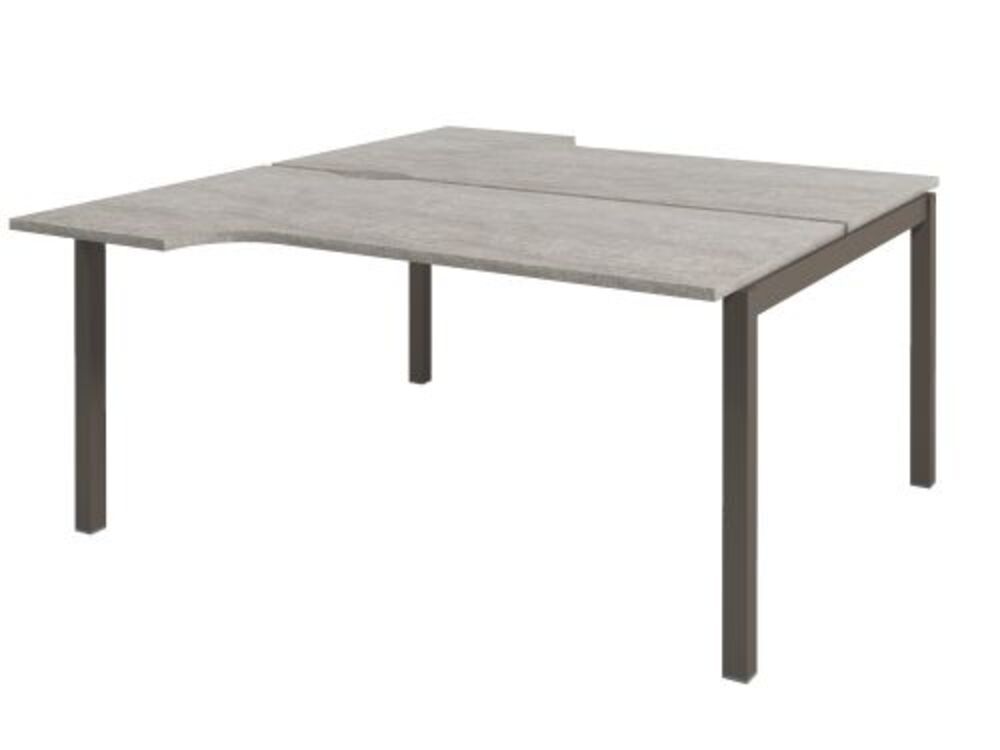 Бенч-система столов-тандемов эргономичная (начальная секция)