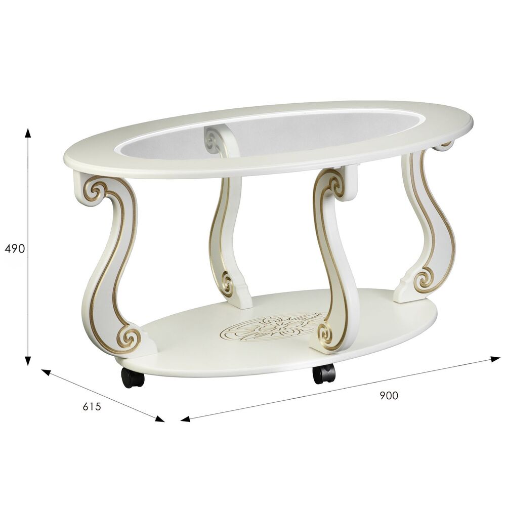 Стол журнальный на колесах