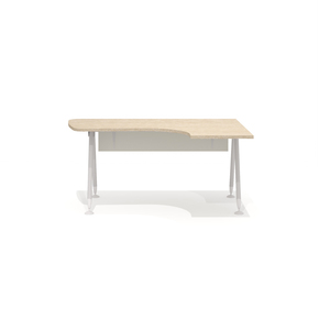 Эргономичный стол на металлокаркасе правый