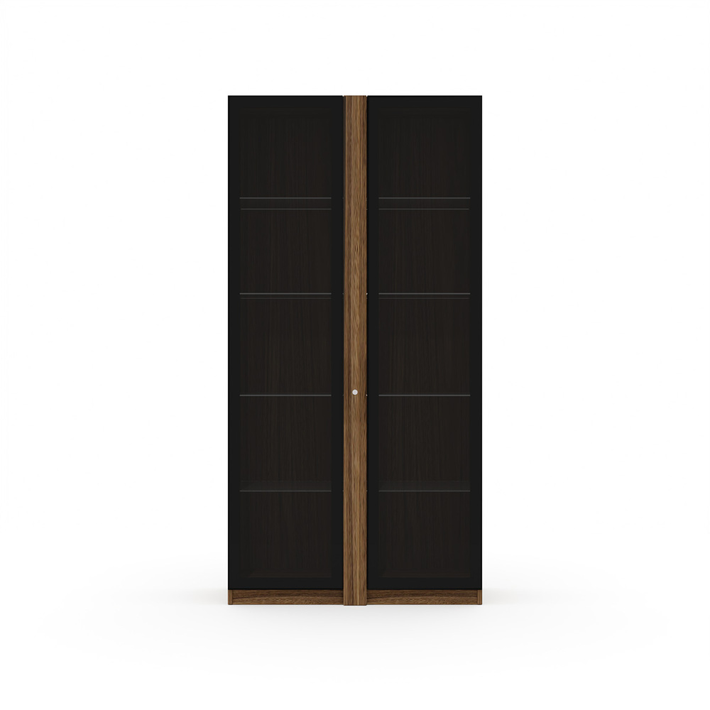 Шкаф со стеклянными дверьми 