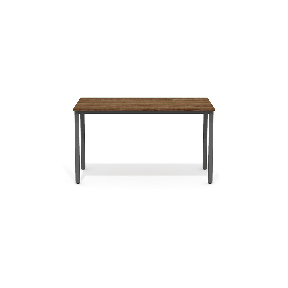 Прямой стол на металлокаркасе