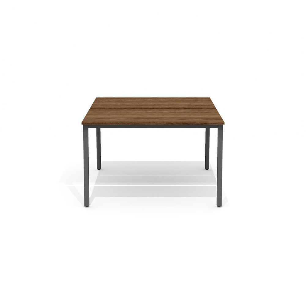 Стол сдвоенный на металлокаркасе