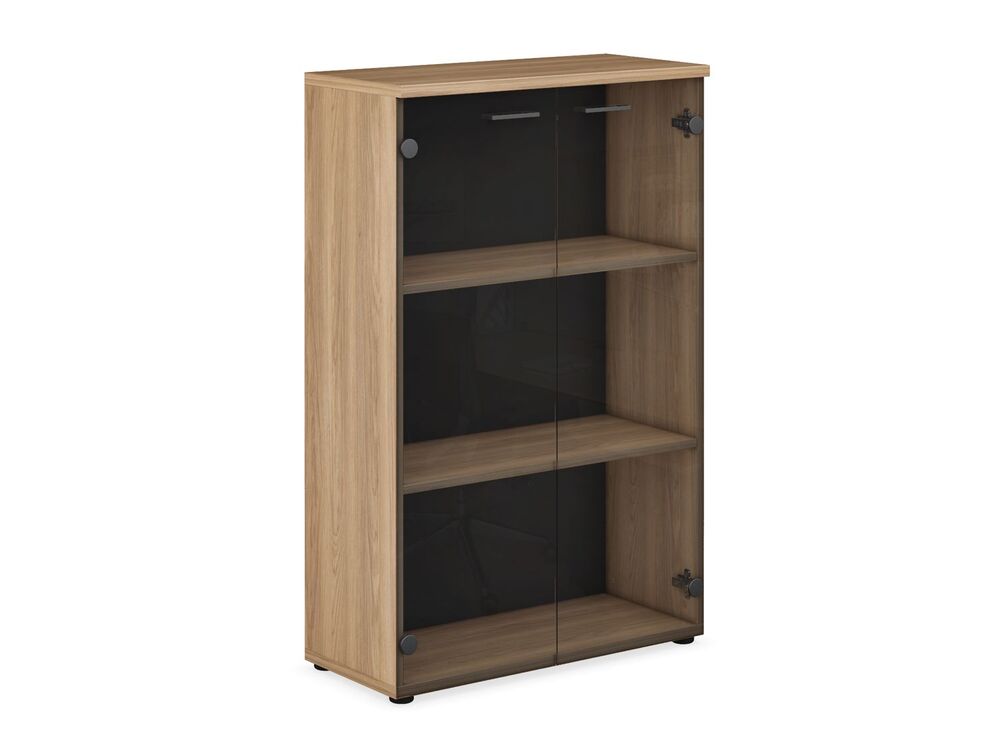 Шкаф средний со стеклянными фасадами